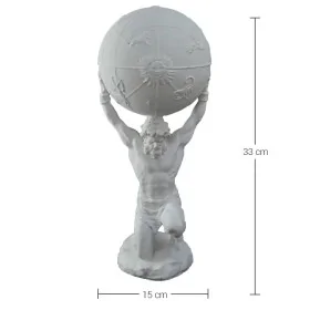 HYK143 Dünya Taşıyan Atlas Polyester Obje